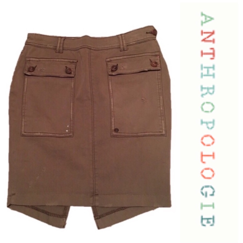 Hei Hei Anthropologie Cargo Skirt NWOT